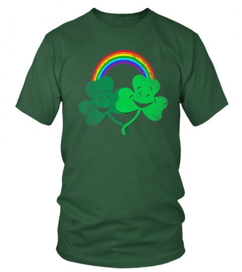 LGBT Rainbow Lucky Shamrock Saint Patricks Day T Shirt