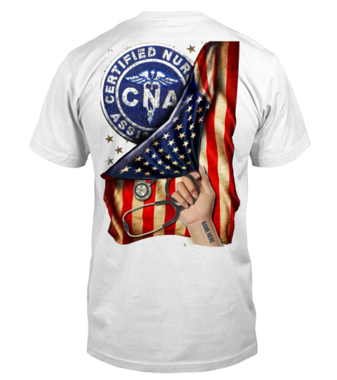 Cna front back nurse custom name
