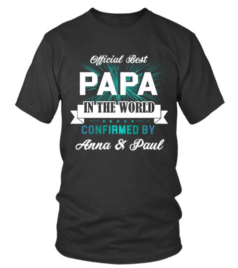 OFFICIAL BEST PAPA IN THE WORLD