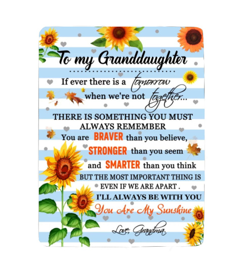 EN -  BLANKET TO MY GRANDDAUGHTER