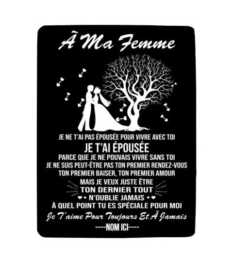 Couverture Pour Femme Cadeau De Saint Valentin Cadeau D Anniversaire Pour Femme Couverture D Amour Familietee