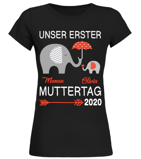 S02 0412 GE 1ST MOTHER'S DAY - MAMA ELEPHANT - T-shirt