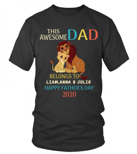 THIS AWESOME DAD BELONGS TO HAPPY FATHER'S DAY 2020