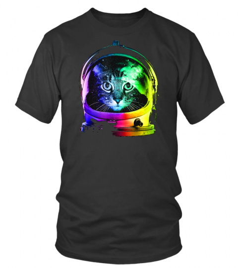 Astronaut cat T-Shirt space cat Tee for men, women, kids