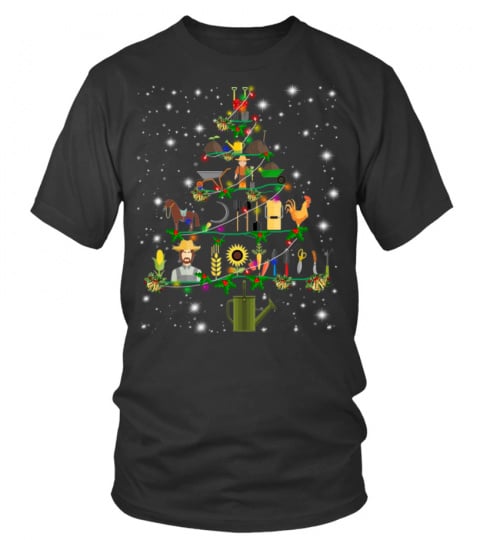 Happy Christmas Farmer T Shirt