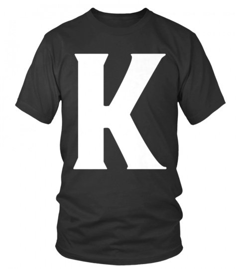 Letter K Alphabet Spell Words Name Initial Premium T-Shirt