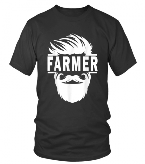 Bearded Farmer Tshirt Agriculture Farming Crop Shirt