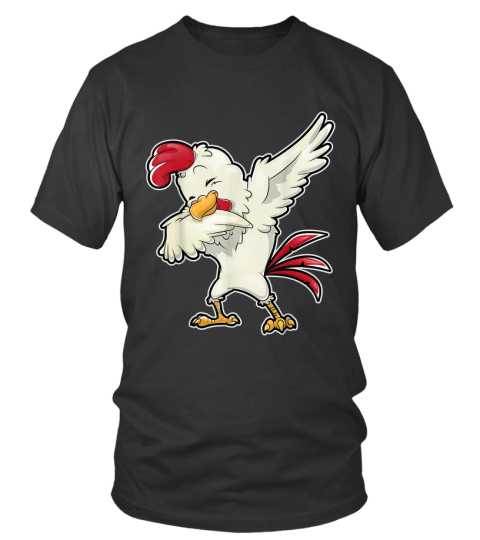 Chicken Dabbing T-Shirt Chickens Farm Farmer Dab Dance Shirt