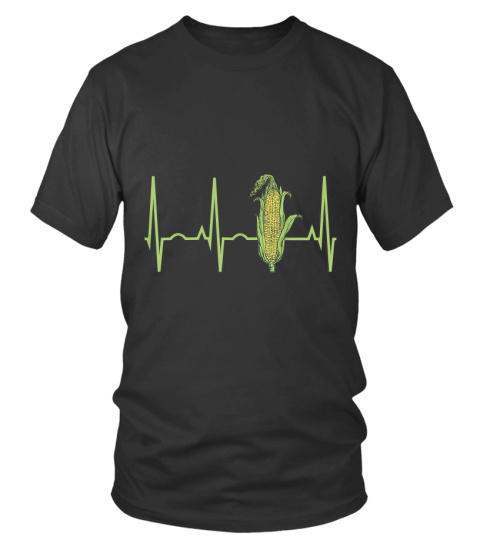 Corn Heartbeat Shirt - Best T-Shirt for Corn Farmers
