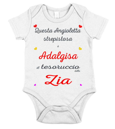 Body con nome Adalgisa tesoro di Zia