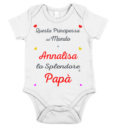 Body corredino Annalisa simpatica di Papà