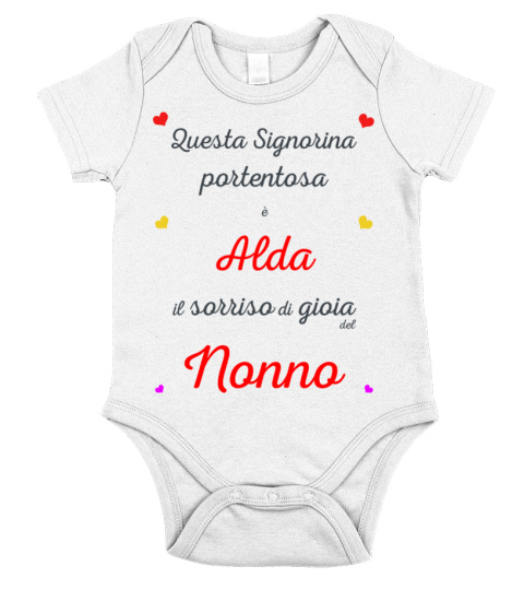 Body corredino nome Alda affetto di Nonno