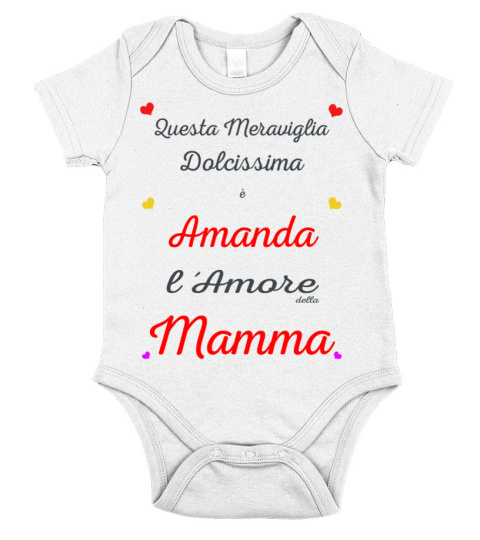 Body corredino Amanda dolcezza di Mamma
