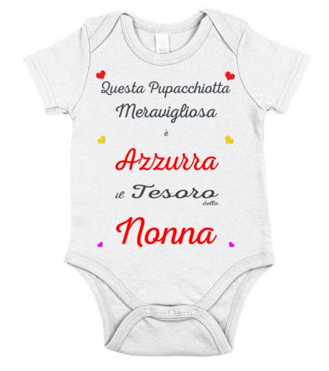 Body con nome Azzurra affetto di Nonna