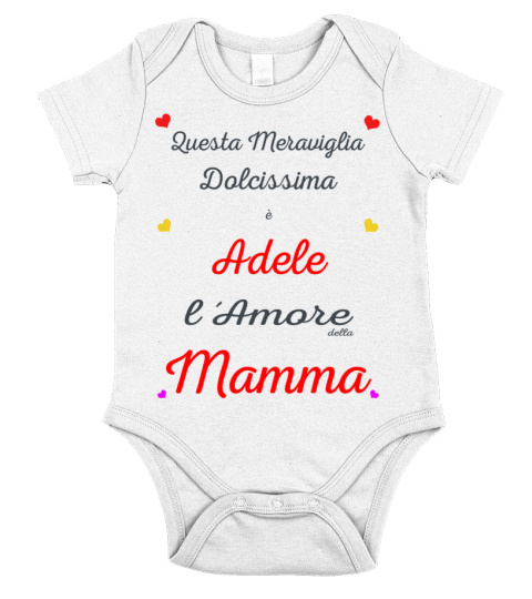 Body corredino nome Adele amore di Mamma