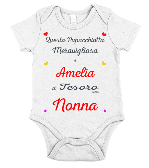 Body corredino nome Amelia campionessa di Nonna