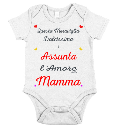Body corredino nome Assunta tesoruccio di Mamma