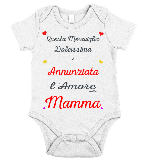Body corredino Annunziata amorevole di Mamma