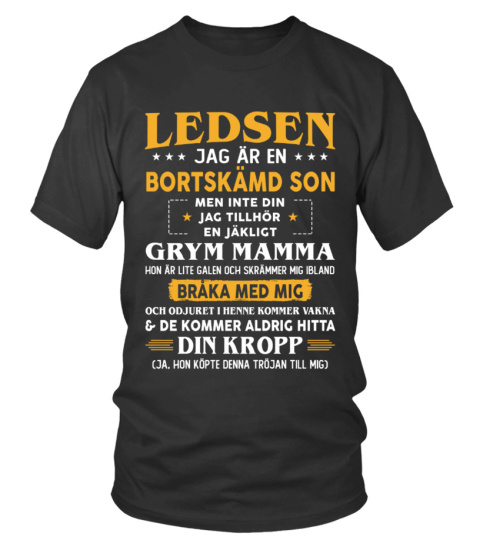 LEDSEN JAG AR EN BORTSKAMD SON