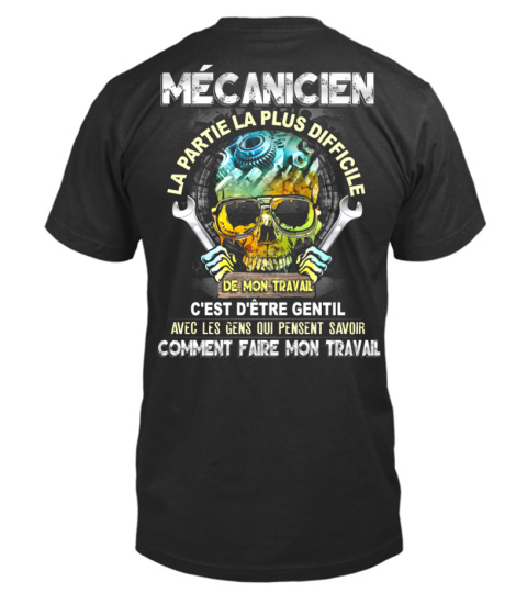 MÉCANICIEN LA PARTIE LA PLUS DIFFICILE