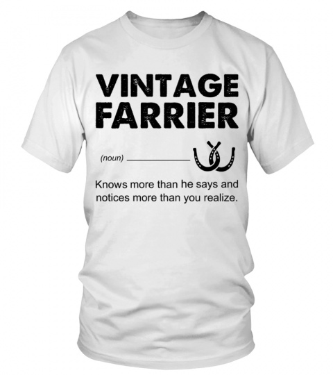 Vintage Farrier Knows More Than He Says