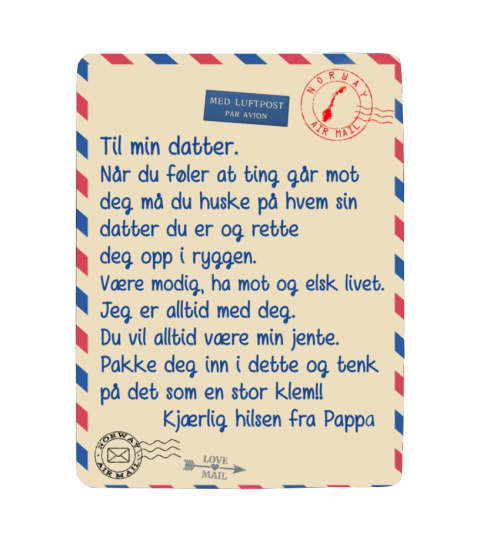 Far til datter brev