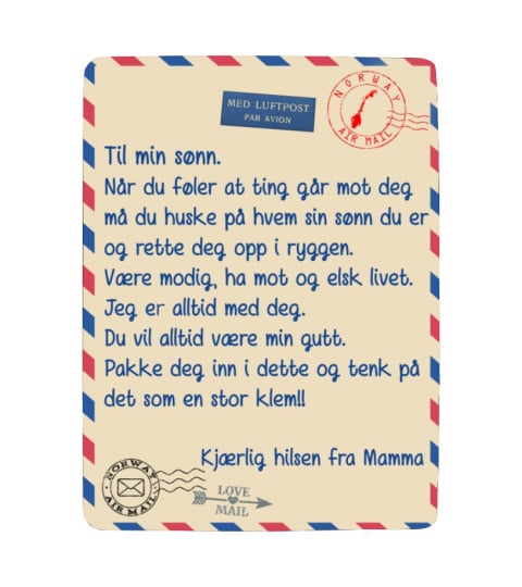 Mor til sønn brev