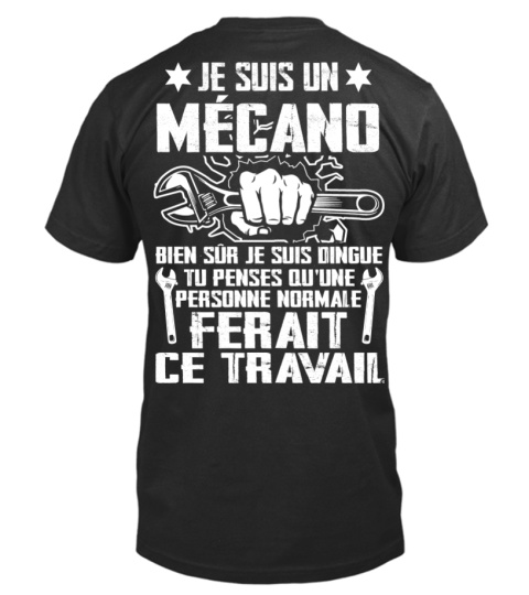 je suis un mécano