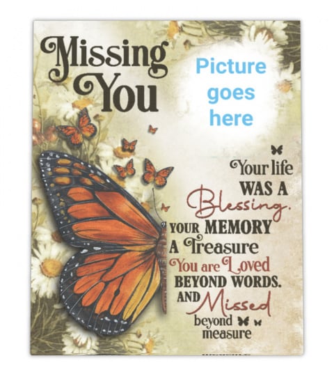 Missing You Memories Canvas