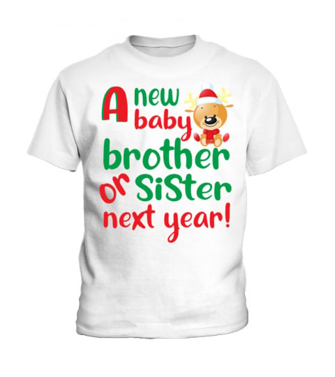 A new baby brother or sister next year!