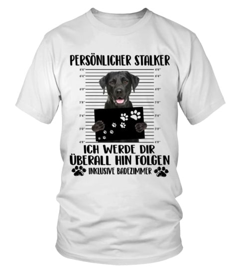 SCHWARZER LABRADOR  - PERSÖNLICHER STALKER