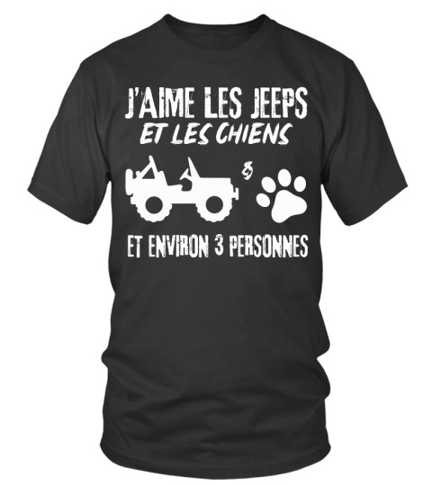 I like jeeps and dogs and maybe 3 people