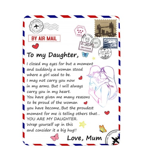 EN - BLANKET TO MY DAUGHTER-MUM