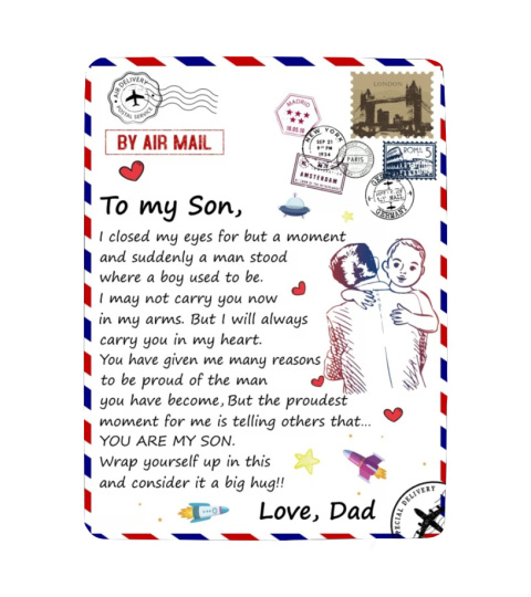 EN - BLANKET TO MY SON-DAD