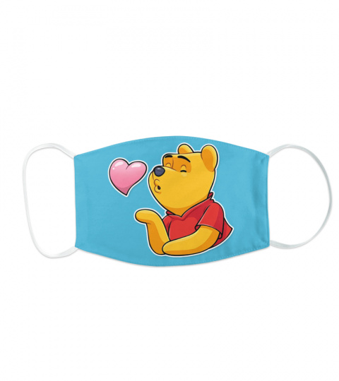 pooh face mask lover