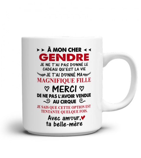 FR - À MON CHER GENDRE - BELLE-MÈRE