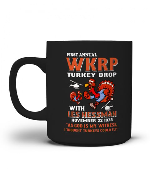 FIRST ANNUAL WKRP TURKEY DROP WITH LES NESSMAN NOVEMBER 22 1978 "AS GOD IS MY WITNESS, I THOUGHT TURKEYS COULD FLY."