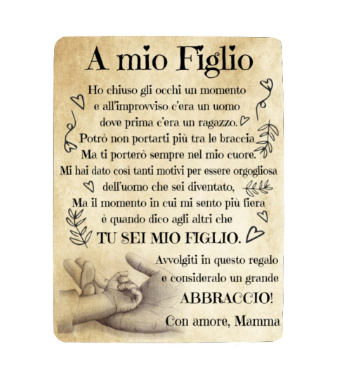 IT - COPERTA A MIO FIGLIO-MAMMA