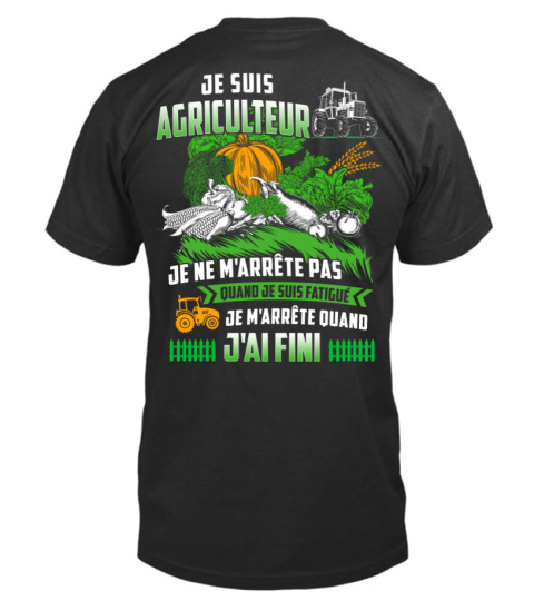 JE SUIS AGRICULTEUR JE NE M'ARRÊTE PAS