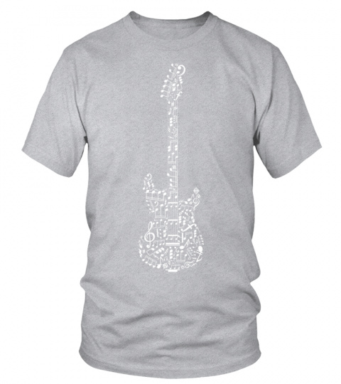 Limited Edition GUITAR MUSICAL NOTES DESIGN