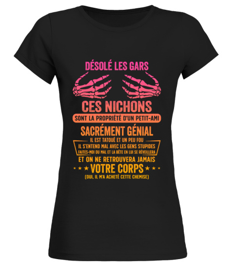 DESOLE LES GARS GES NICHONS