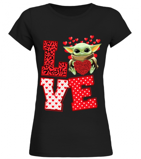 Limited edition - Baby Yoda Valentine shirt