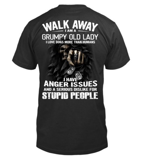 Trh grumpy old lady dog