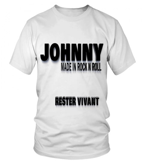 Tshirt JOHNNY MADE IN ROCK N ROLL Design