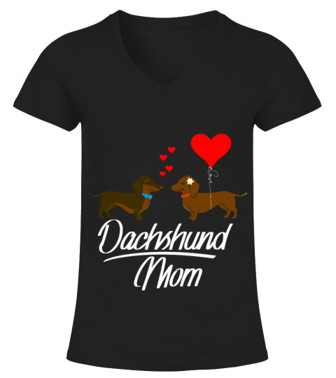 Dachshund Mom Dad T-shirt