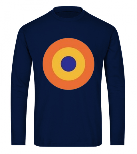 Limited Edition mod orange yellow blue target design