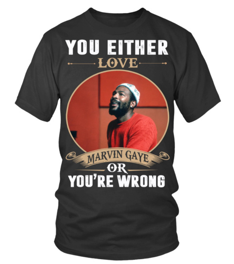 YOU EITHER LOVE MARVIN GAYE OR YOU'RE WRONG
