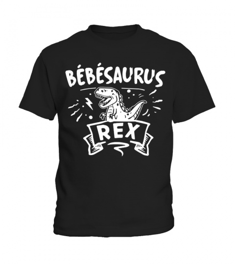 Black Babysaurus Rex Dinosaur Family FR