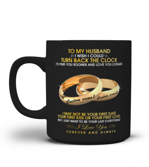 COUPLERINGS - TO MY HUSBAND - TURN BACK THE CLOCK - ELE002