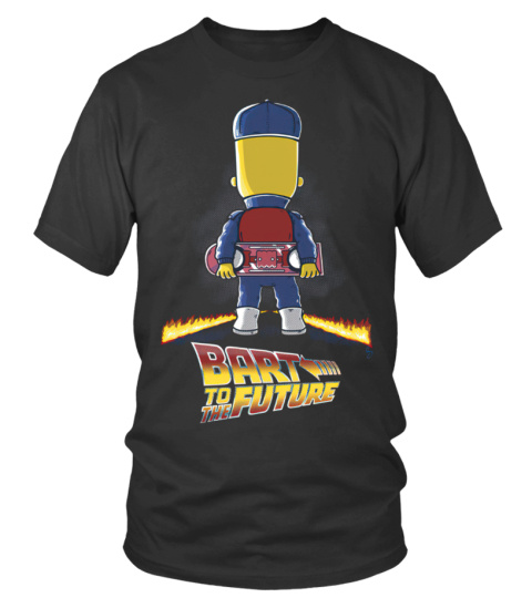 Bart to the Future - Bart Simpson T-Shirt for Men Women
